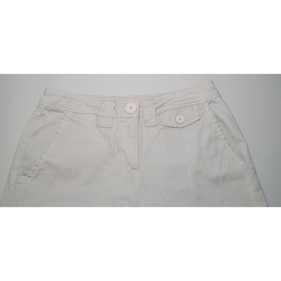 Woolrich Womens Size 6 Cropped Capri Pants Tan Pre-Owned - Picture 5 of 12